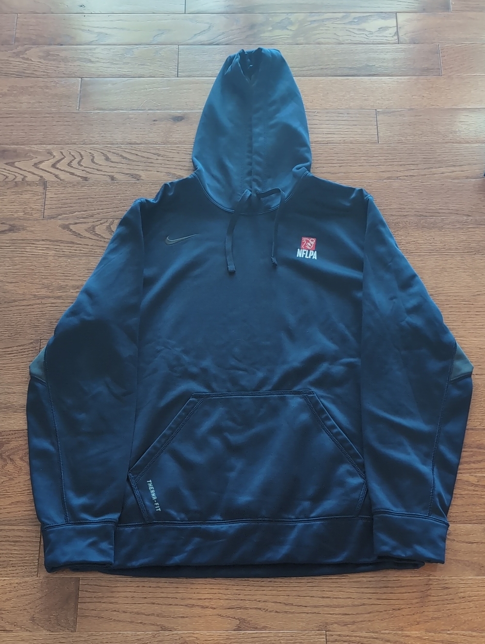 Nike Navy Crewneck Hoodie with Small Red NFLPA Logo
